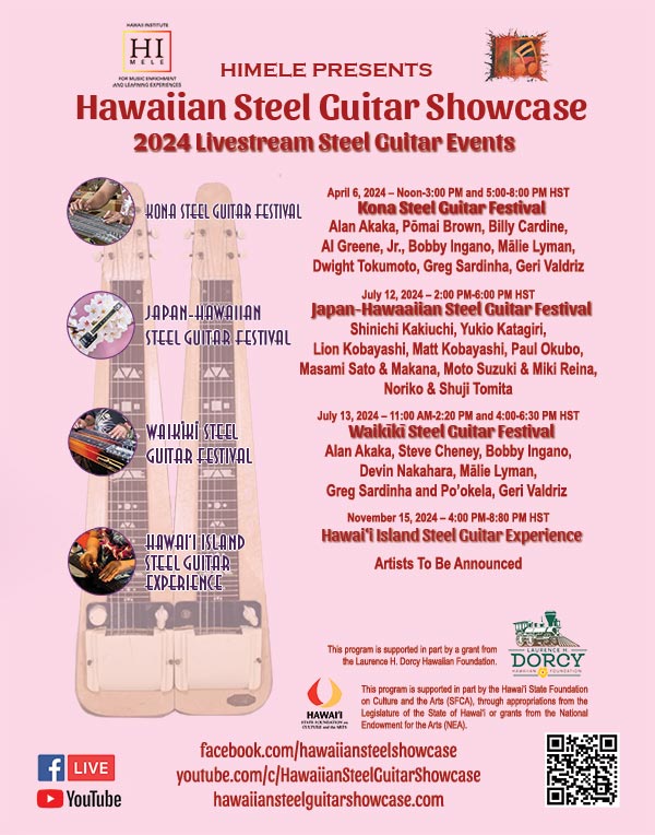Hawaiian Steel Guitar Showcase 2024 Poster